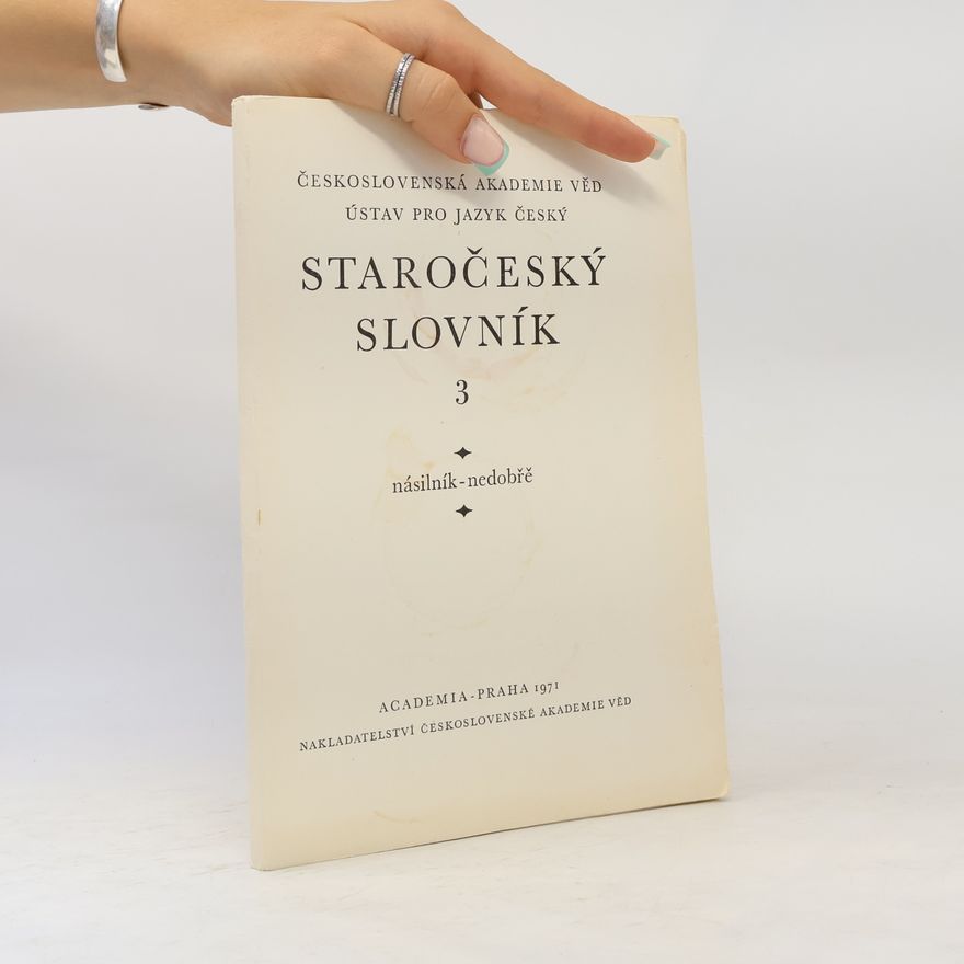 Mirra Hubínková Staročeský slovník 3