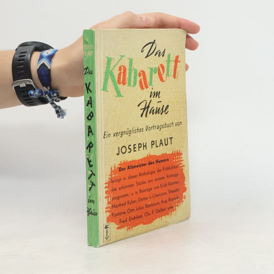 Joseph Plaut Das Kabarett im Hause