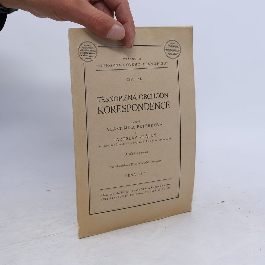 J. Matoušek Těsnopisná obchodní korespondence
