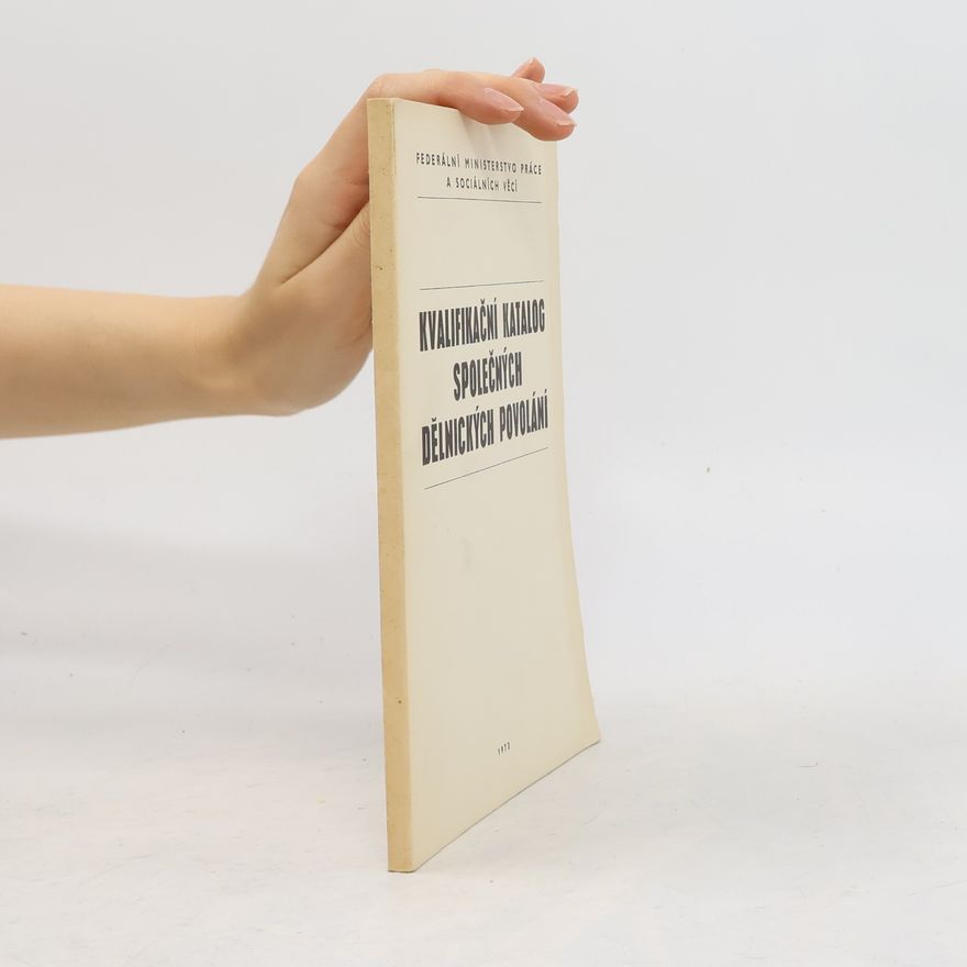 Autores varios Kvalifikační katalog společných dělnických povolání