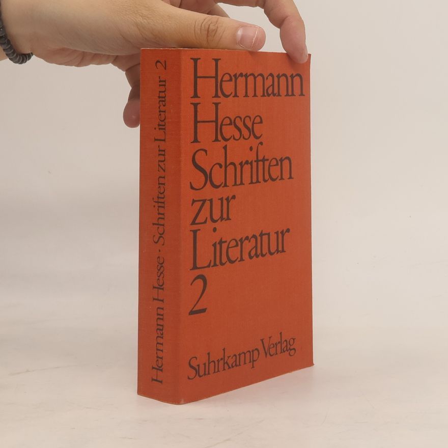 Hermann Hesse Schriften zur Literatur 2