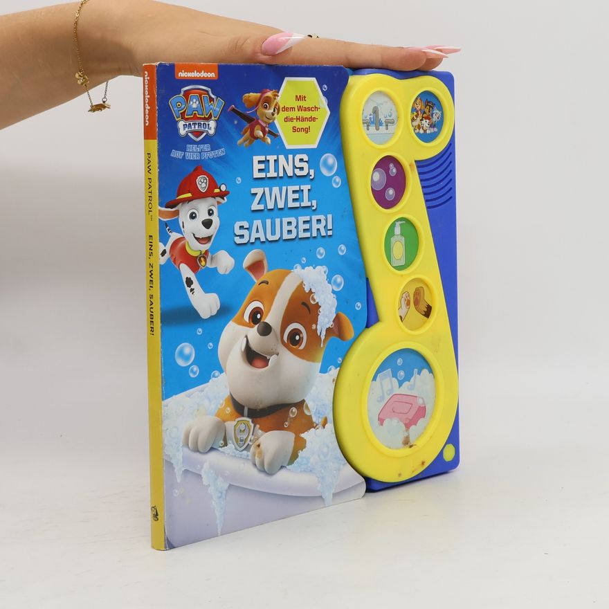 Autorenkollektiv PAW Patrol - Eins, zwei, sauber! - Liederbuch mit Sound - Pappbilderbuch mit 6 Melodien und Geräuschen