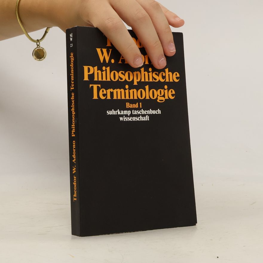 Theodor W. Adorno Philosophische Terminologie
