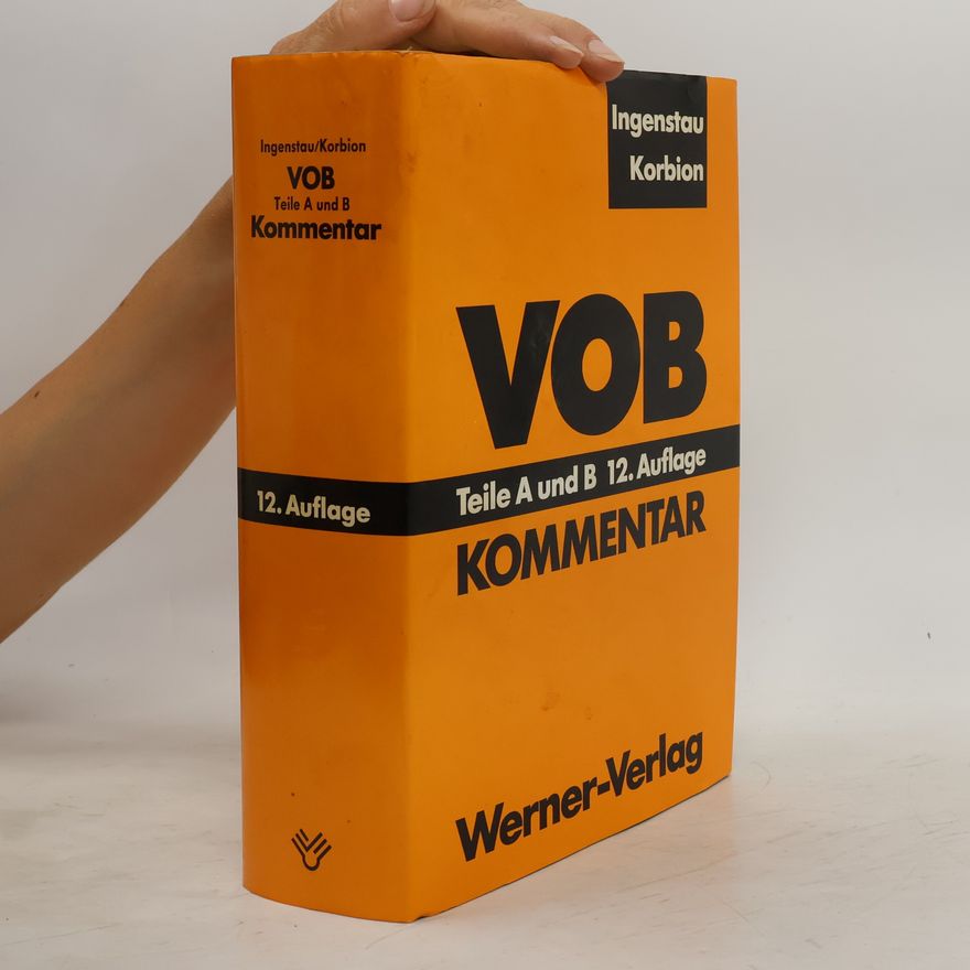 Hermann Korbion Verdingungsordnung für Bauleistungen