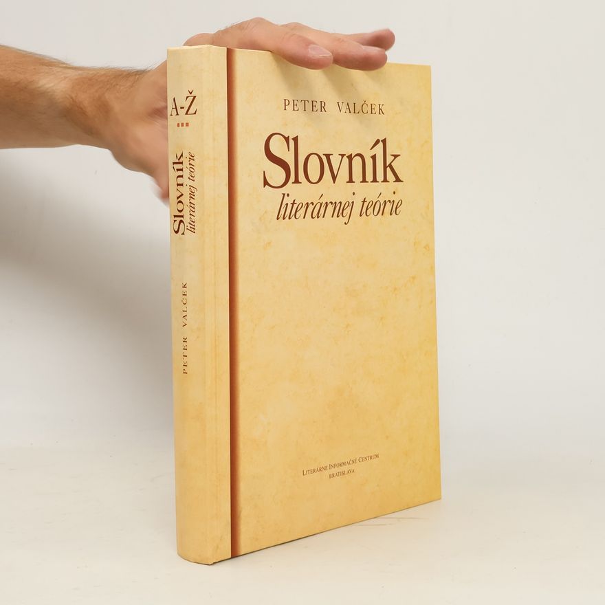 Peter Valček Slovník literárnej teórie