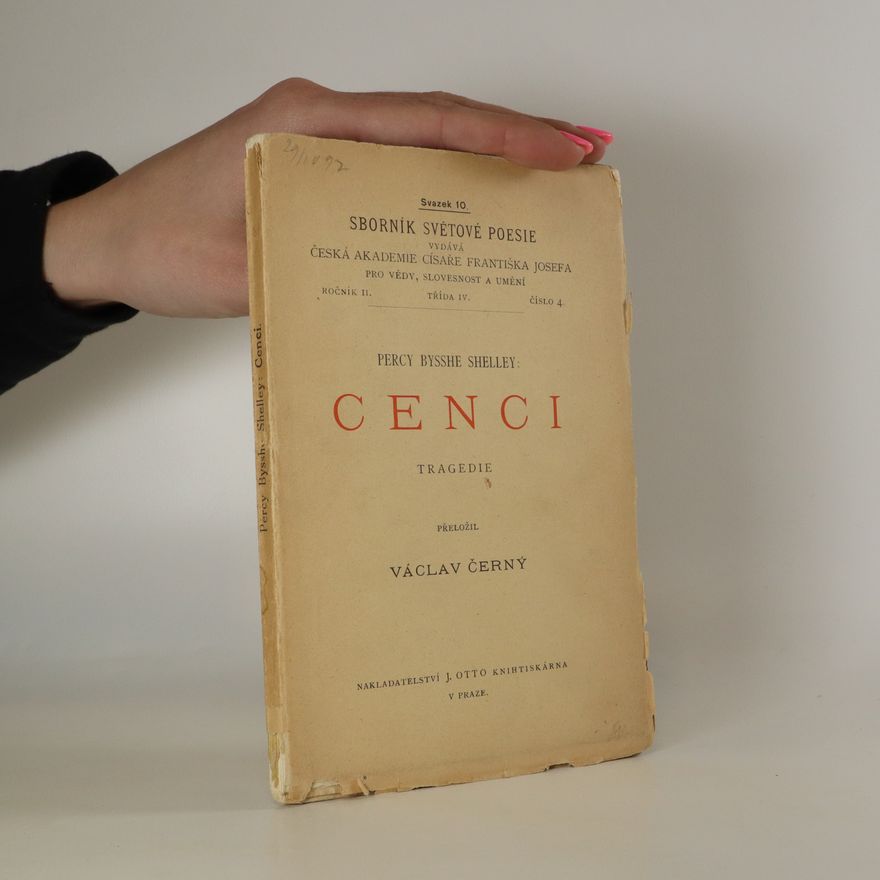 Percy Bysshe Shelley Cenci
