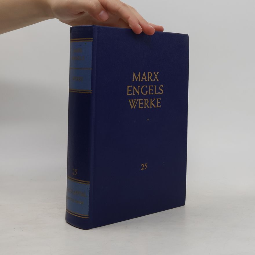 Karl Marx Marx Engels Werke 25