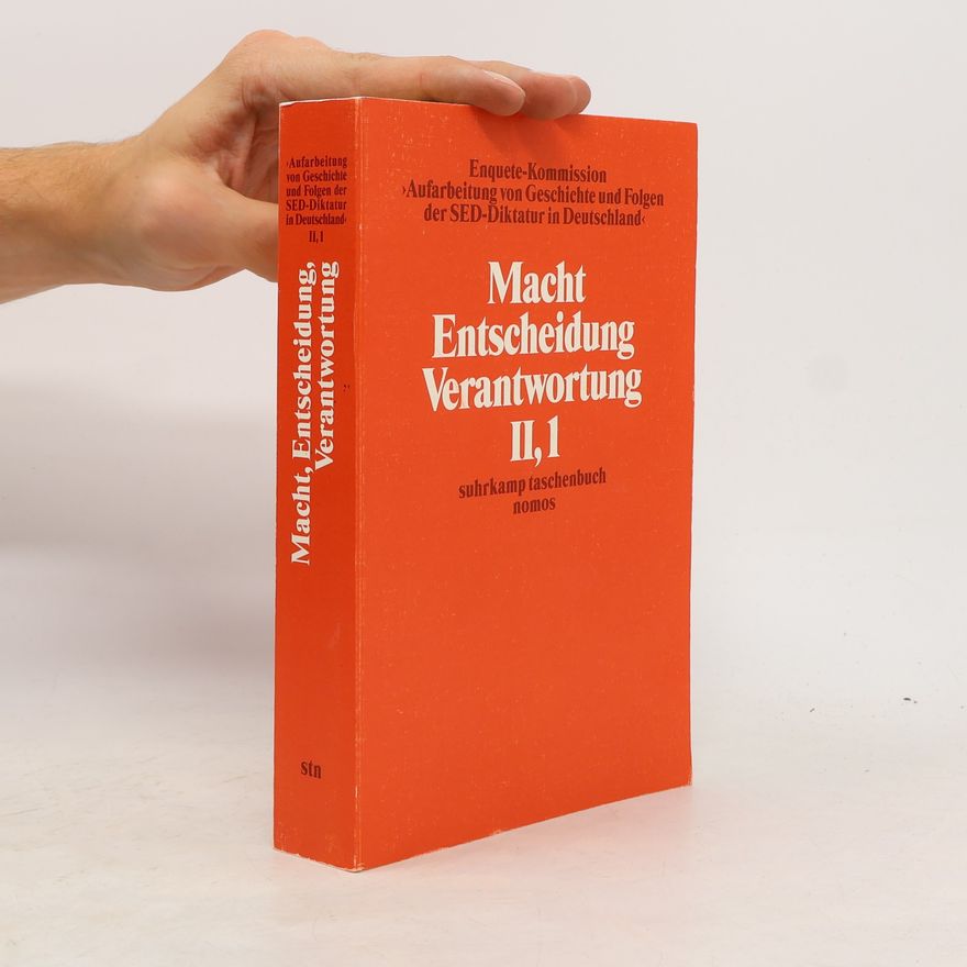 Autorenkollektiv Enquete-Kommission Aufarbeitung von Geschichte und Folgen der SED-Diktatur in Deutschland. Enquete Kommission: Antrage Debatten Berich I.
