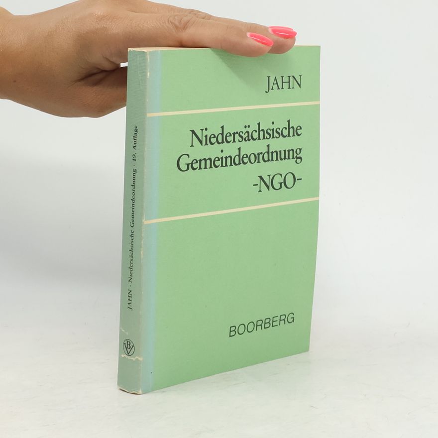 Autorenkollektiv Niedersächsische Gemeindeordnung