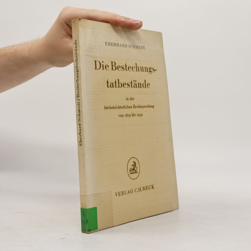 Autorenkollektiv Die Bestechungstatbestände