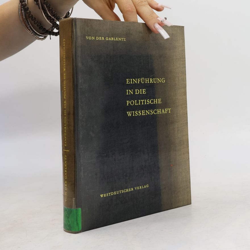 Wolfgang Abendroth Einführung in die politische Wissenschaft