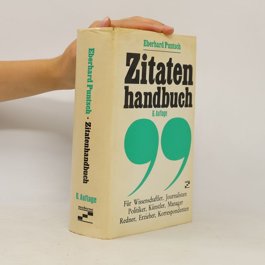 Eberhard Puntsch Zitatenhandbuch