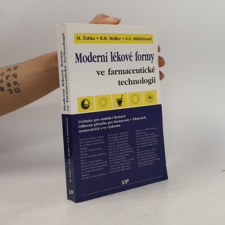 Marián Žabka Moderní lékové formy ve farmaceutické technologii