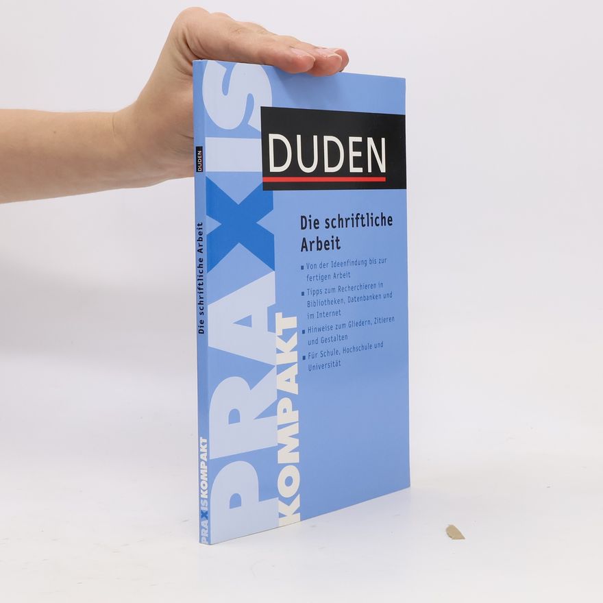 Jürg Niederhauser Die schriftliche Arbeit