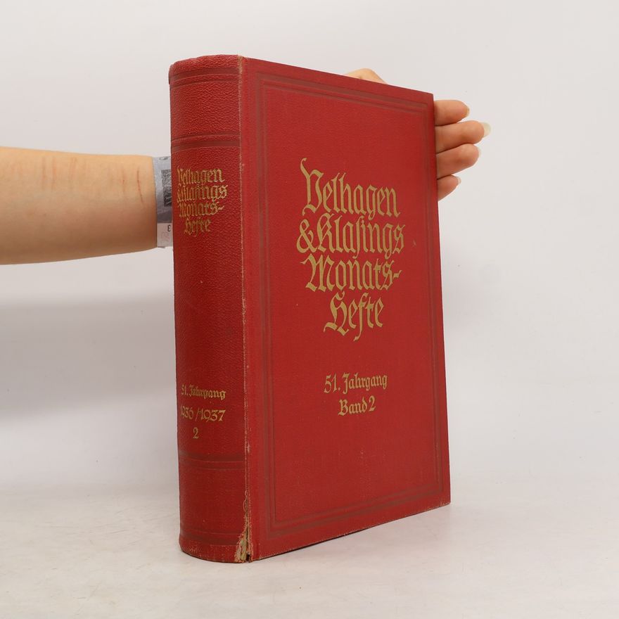 Various authors Velhagen & Klasings Monatshefte 51. Jahrgang, Band 2