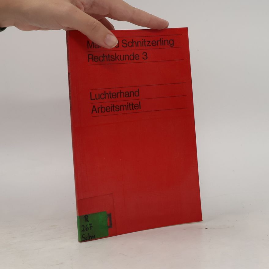 Manfred Schnitzerling Rechtskunde 3