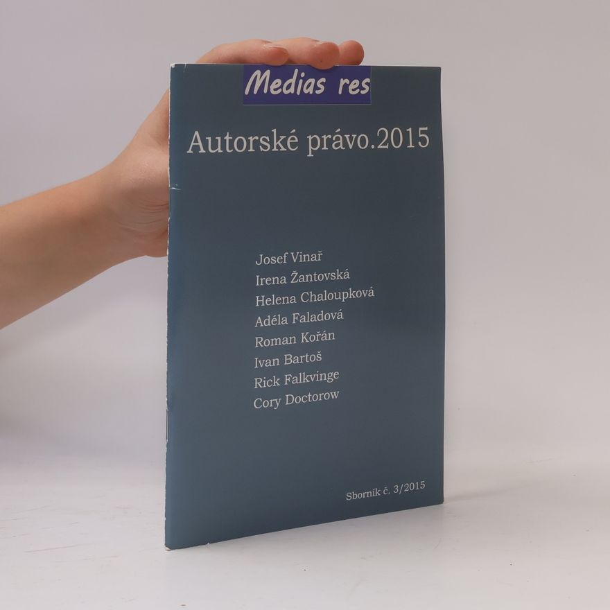 Kolektiv autorů Autorské právo 2015