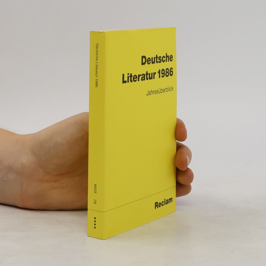 Autorenkollektiv Deutsche Literatur 1986