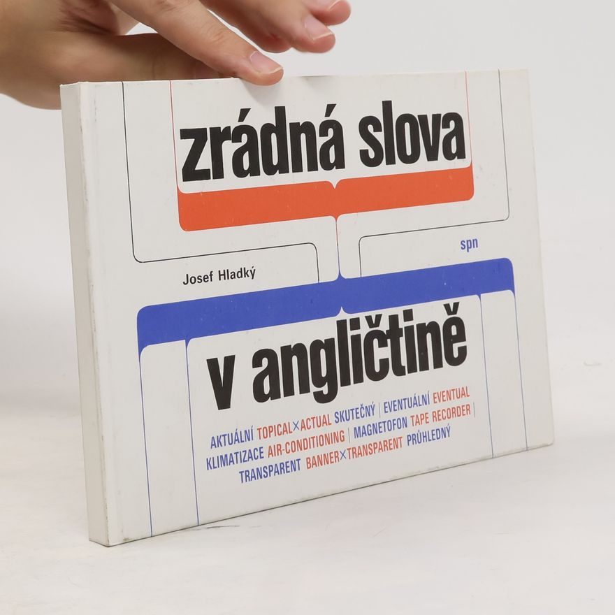Josef Hladký Zrádná slova v angličtině