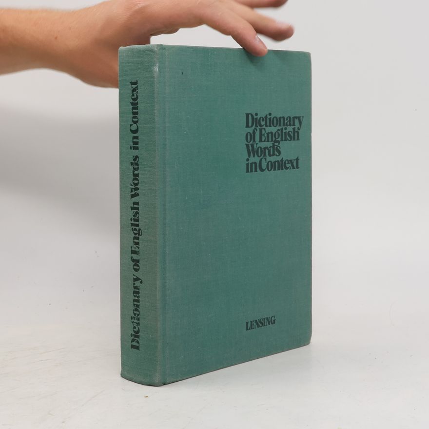 Friederich Wolf Dictionary of English words in context