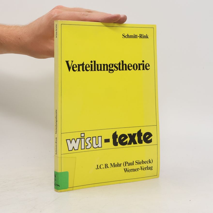 Gerhard Schmitt-Rink wisu-texte: Verteilungstheorie