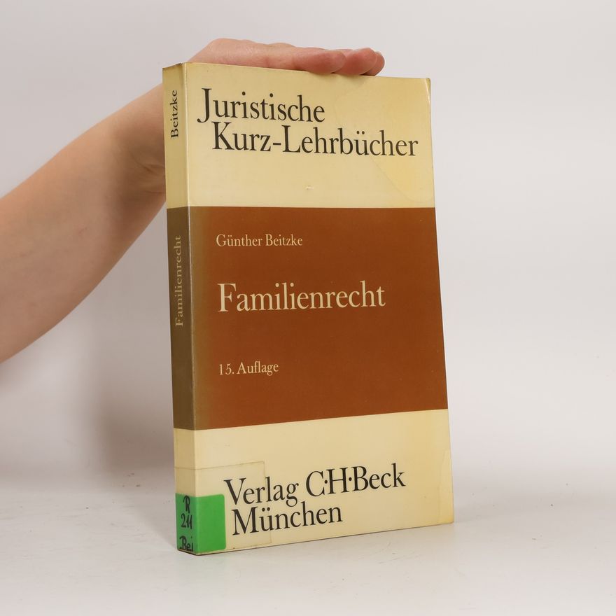 Günther Beitzke Familenrecht