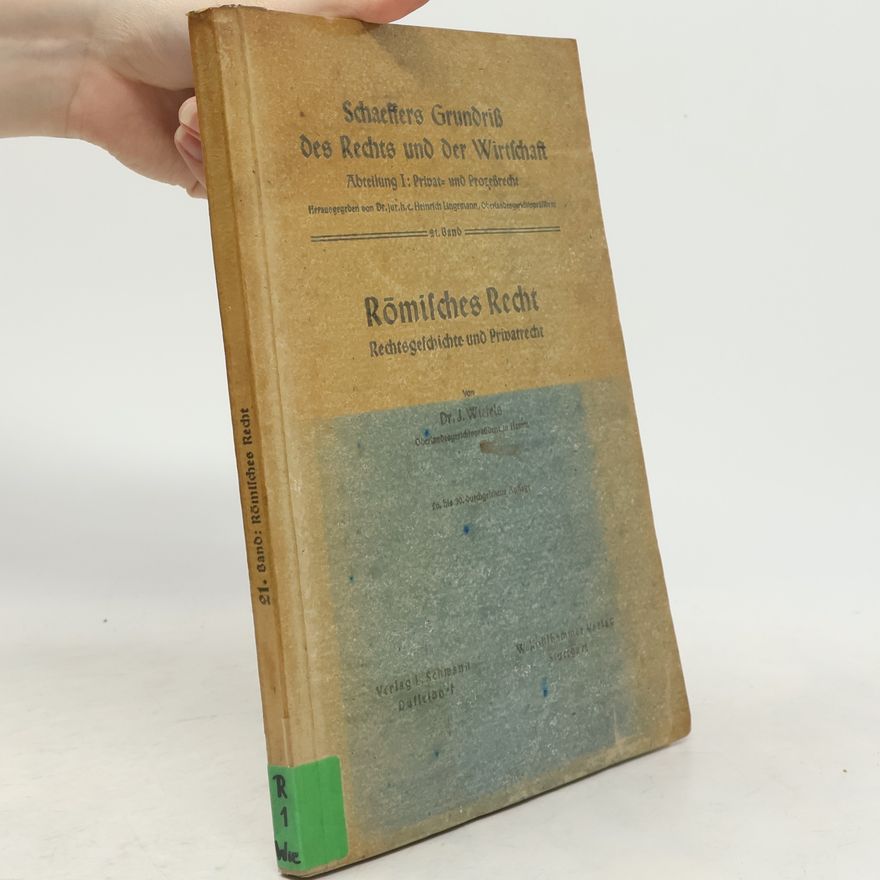 Josef Wiefels Römisches Recht