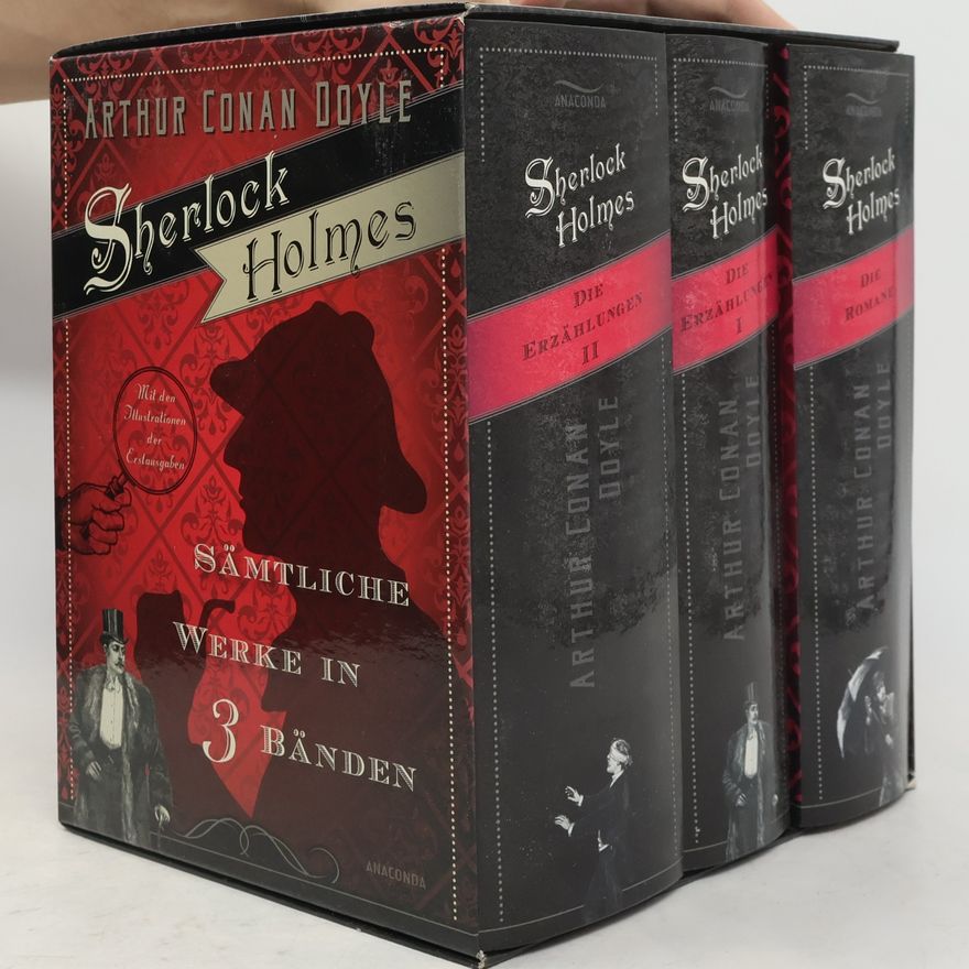 Arthur Conan Doyle Sherlock Holmes - Sämtliche Werke, 3 Bde.