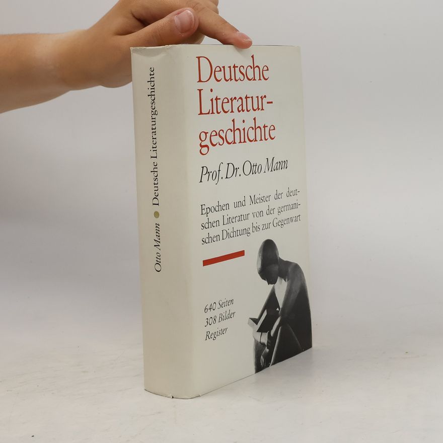 Otto Mann Deutsche Literaturgeschichte