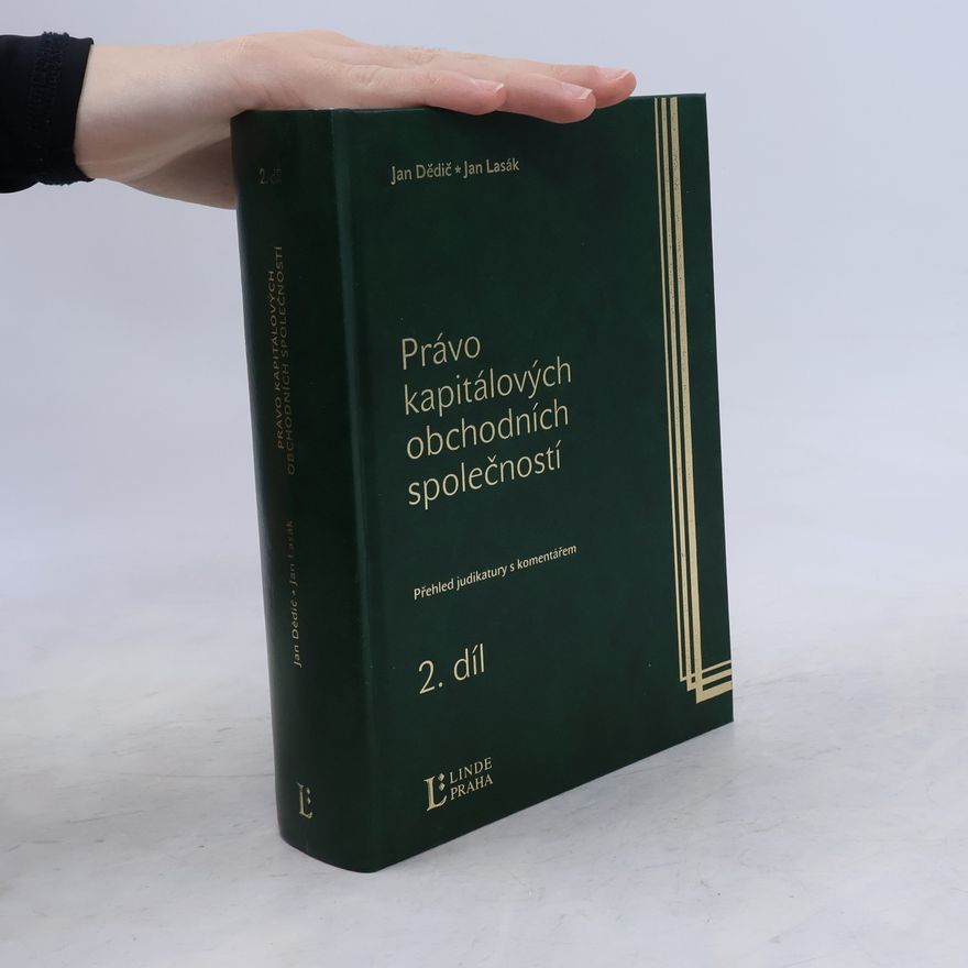 Jan Lasák Právo kapitálových obchodních společností 1. díl