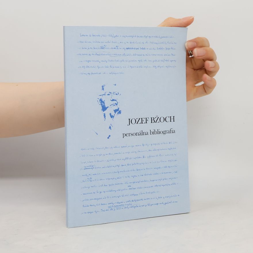 Veronika Čejková Jozef Bžoch. Personálna bibliografia