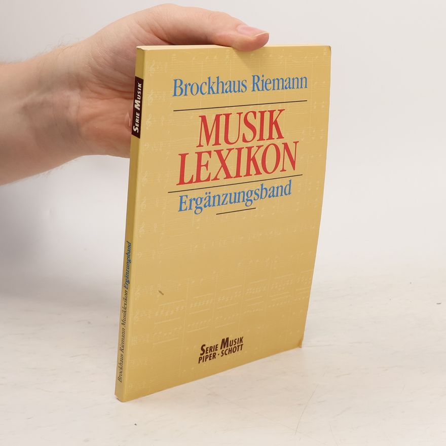 Carl Dahlhaus Brockhaus Riemann Musiklexikon. Ergänzungsband