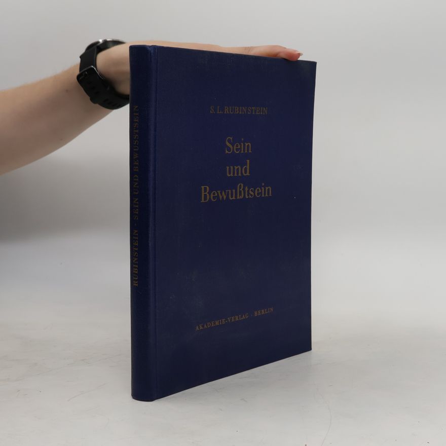 S. L. Rubinstein Sein und Bewußtsein