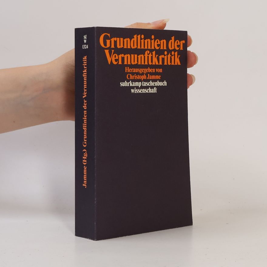 Christoph Jamme Suhrkamp Taschenbuch Wissenschaft: Grundlinien der Vernunftkritik