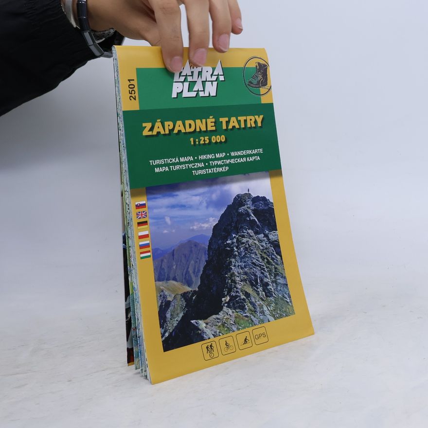 Kolektiv autorů Západné Tatry : turistická mapa = hiking map = Wanderkarte = mapa turystyczna = turističeskaja karta = turistatérkép : 1:25 000