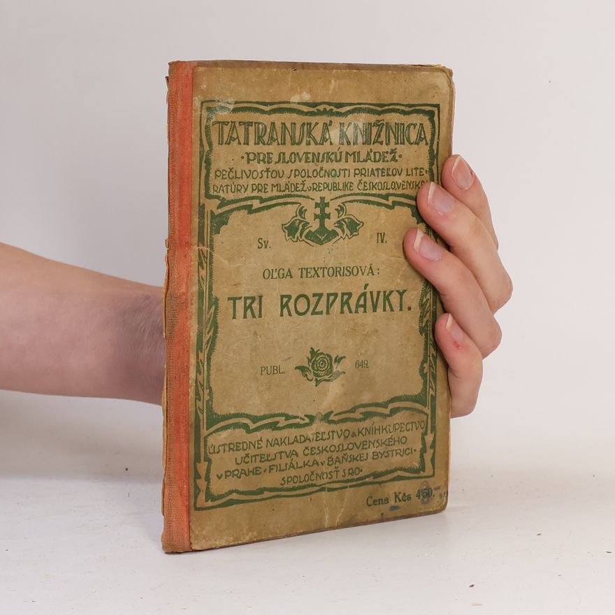 Oľga Textorisová Tri rozprávky