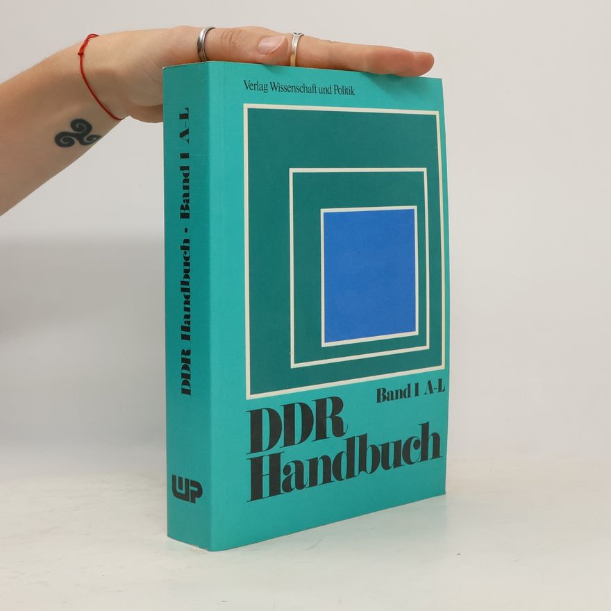 Hartmut Zimmermann DDR Handbuch. Band 1 A-L