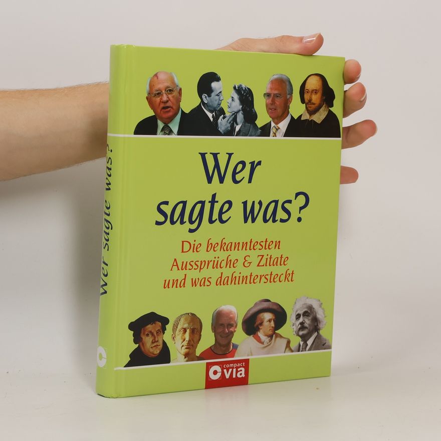 Autorenkollektiv Wer sagte was?