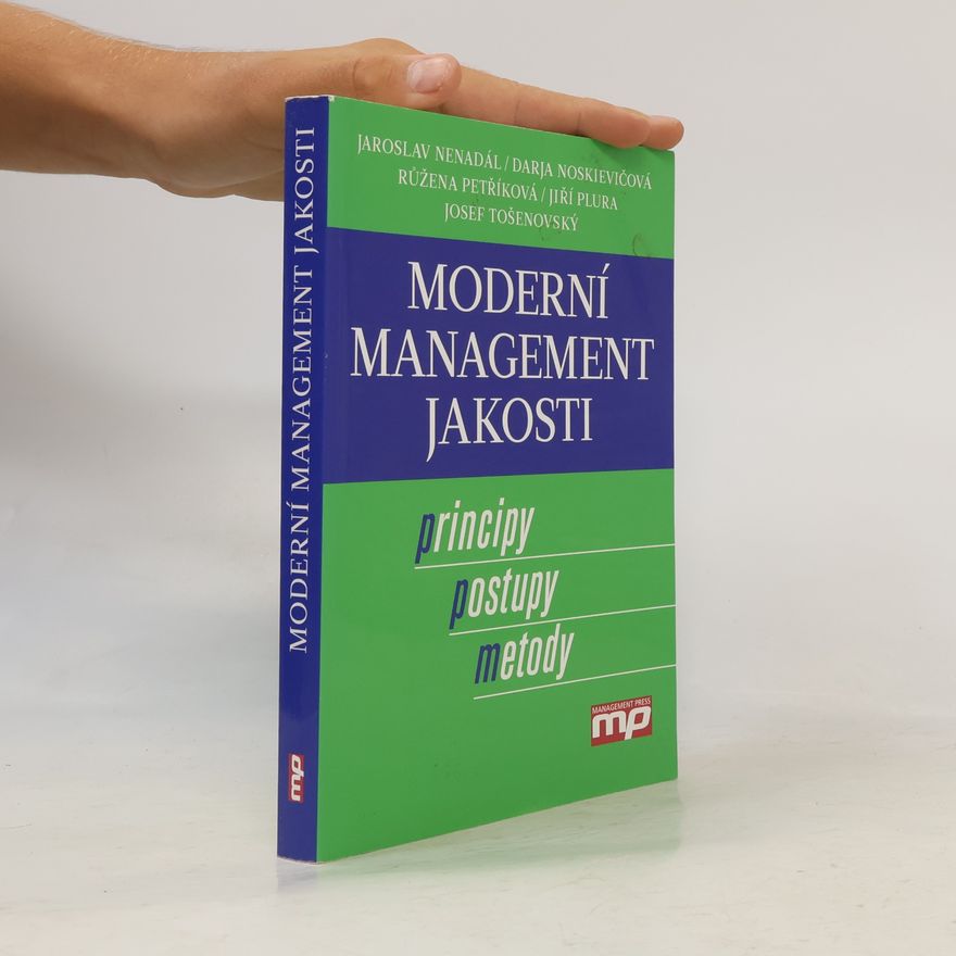 Jaroslav Nenadál Moderní management jakosti. Principy, postupy, metody.