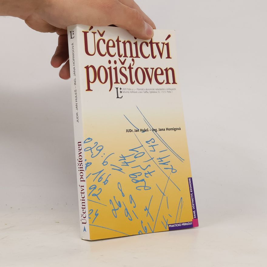 Jana Hornigová Účetnictví pojišťoven