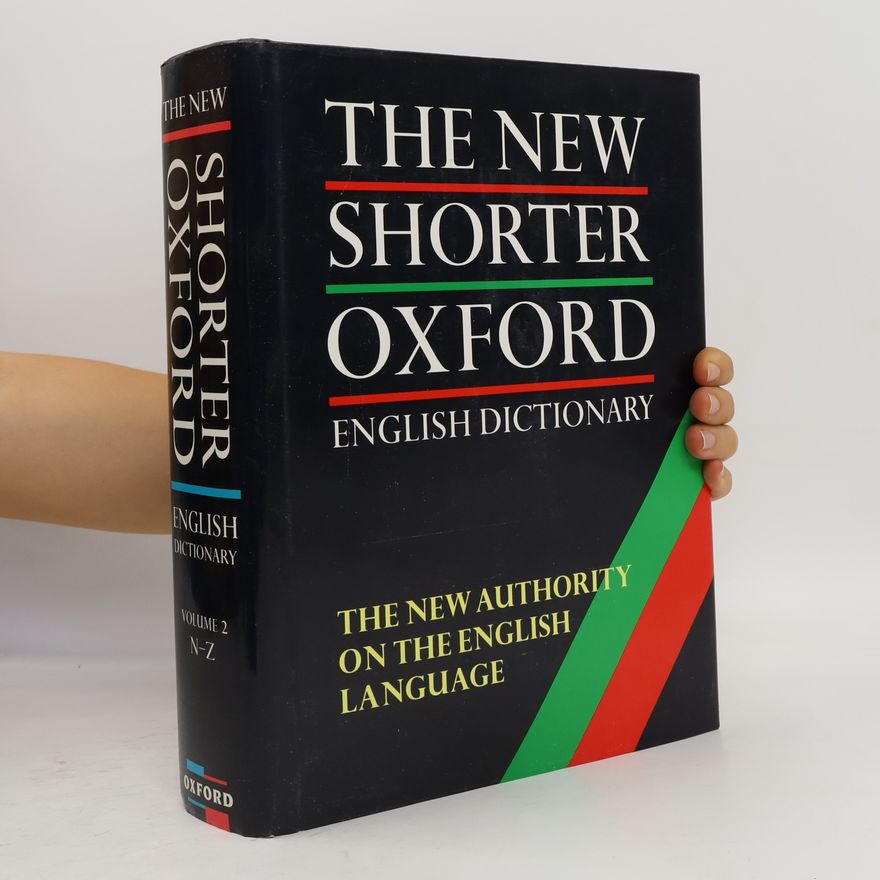 Lesley Brown The New Shorter Oxford English Dictionary