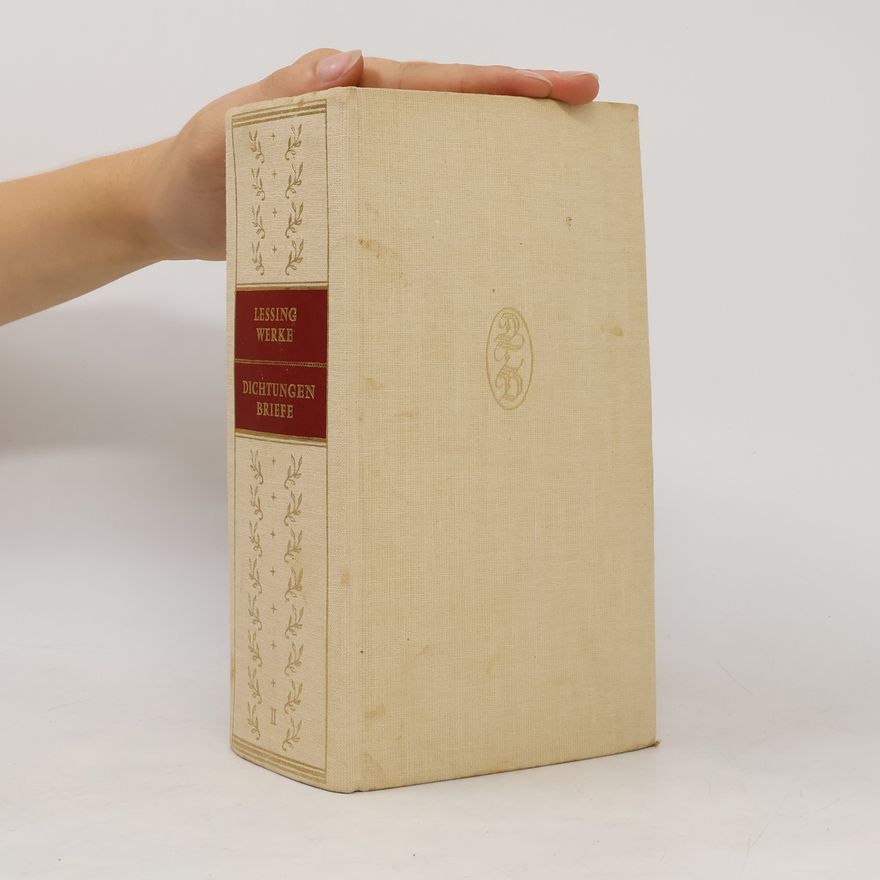 Gotthold Ephraim Lessing Kritische Schriften