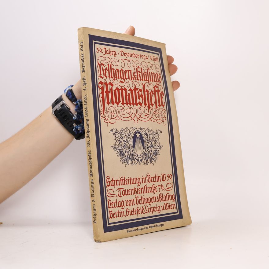 Various authors Velhagen & Klasings Monatshefte 4/1924