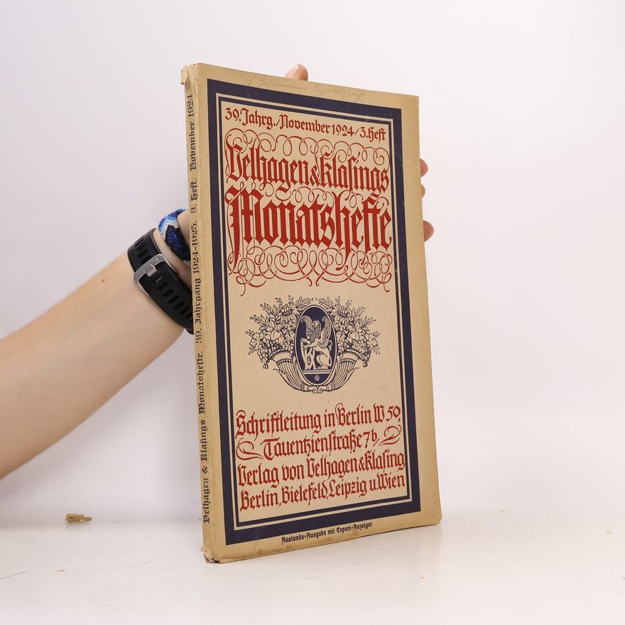 Various authors Velhagen & Klasings Monatshefte 3/1924