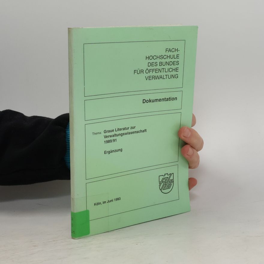 Autorenkollektiv Graue Literatur zur Verwaltungswissenschaft 1989/91
