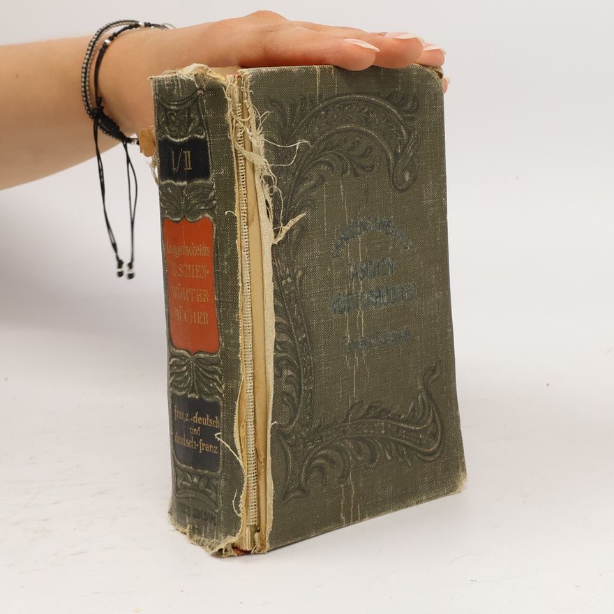 Jacob Schellens Dictionnaire de Poche des langues française et allemande I. Taschenwörterbuch der französischen und deutschen Sprache I.