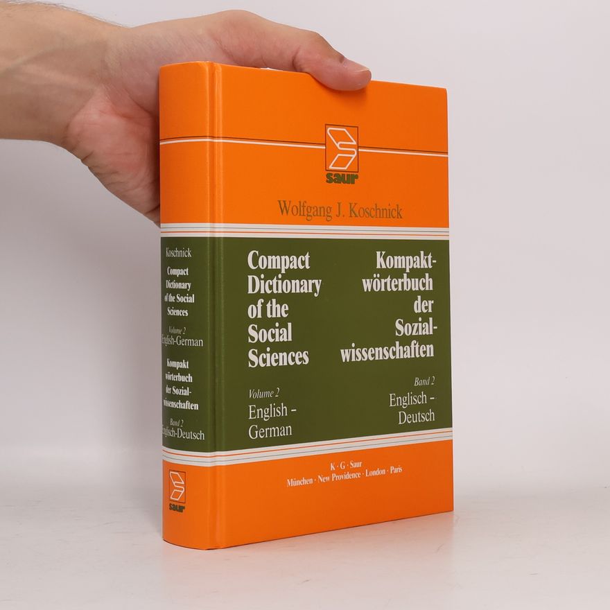 W. Koschnick Compact Dictionary of the Social Sciences