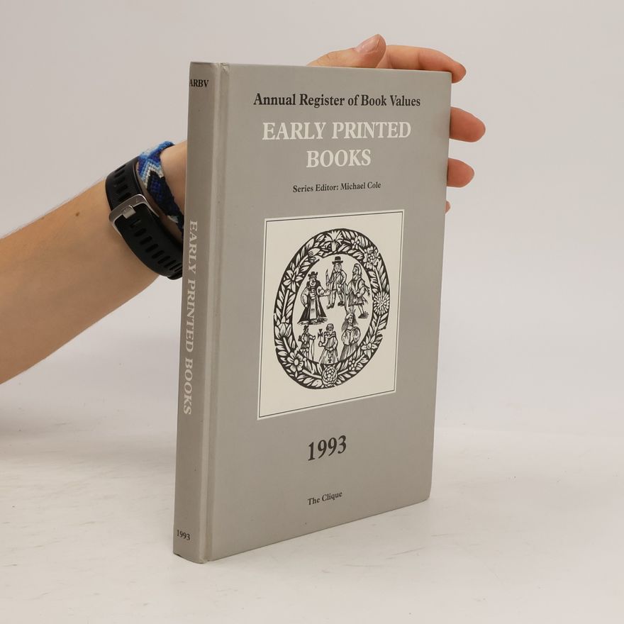 Michael Cole Early Printed Books 1993