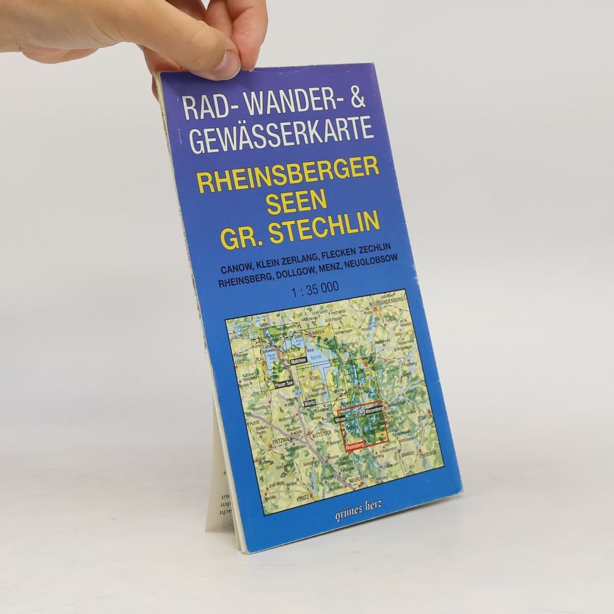 Autorenkollektiv Rad - Wander- und Gewässerkarte Rheinsberger Seen, Großer Stechlin: Mit Canow, Kleinzerlang, Flecken Zechlin, Rheinsberg, Dollgow, Menz, Neuglobsow. Maßstab 1:35.000.