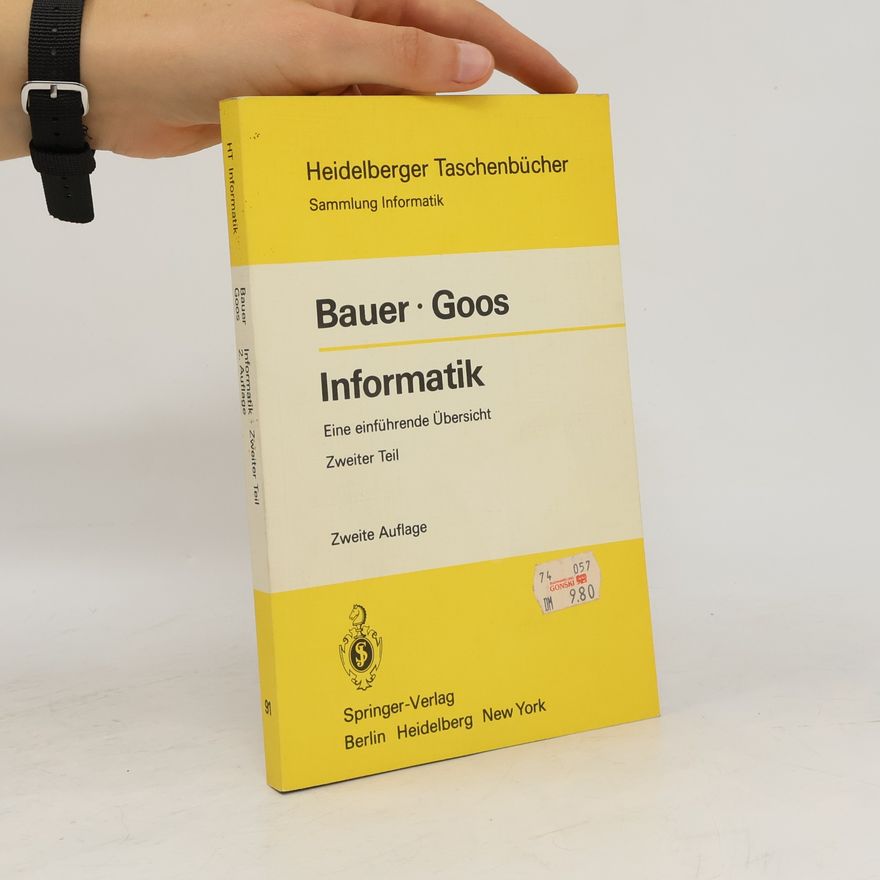 Gerhard Goos Heidelberger Taschenbücher - 2: Informatik